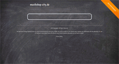 Desktop Screenshot of musikshop-city.de